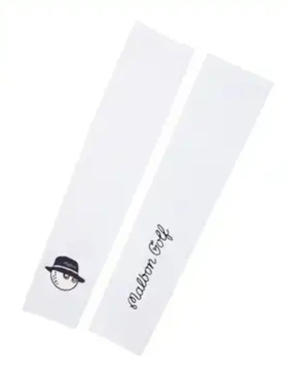 Malbon New Summer Sun Protection Arm Sleeves High-Quality Stretch White